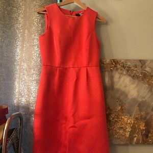 Coral Sleeveless Banana Republic Dress